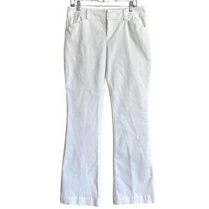 INC International Concepts White Boot Cut Jeans Size 10 Casual Work Summer